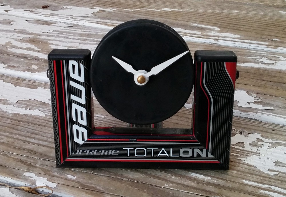 Hockey Stick Desk Clock