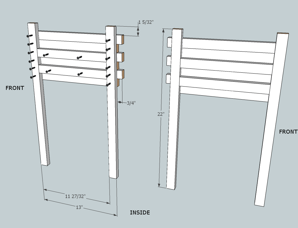 Side without sliders