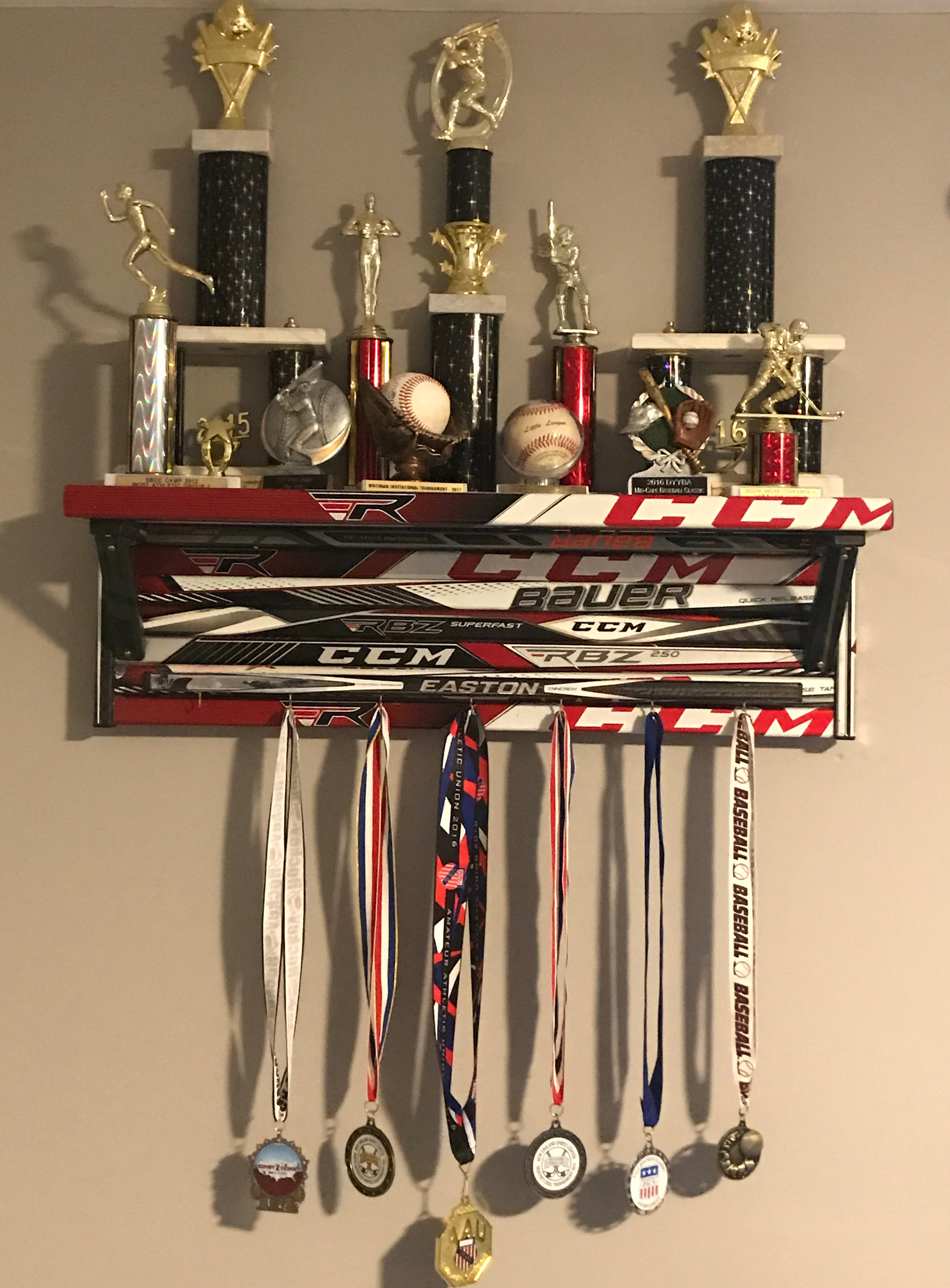 Hockey Stick Shelf