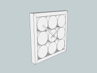 Puck Wall Clock 3D model