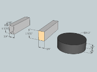 Stick and Puck 3D model